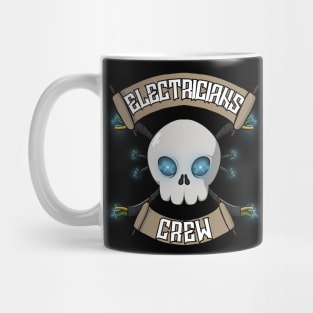 Electricians crew Jolly Roger pirate flag Mug